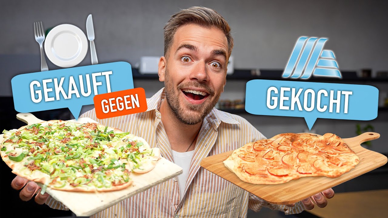 Flammkuchen mal anders: süß und herzhaft 🎃🍎| GEKAUFT GEGEN GEKOCHT mit @maxxpane