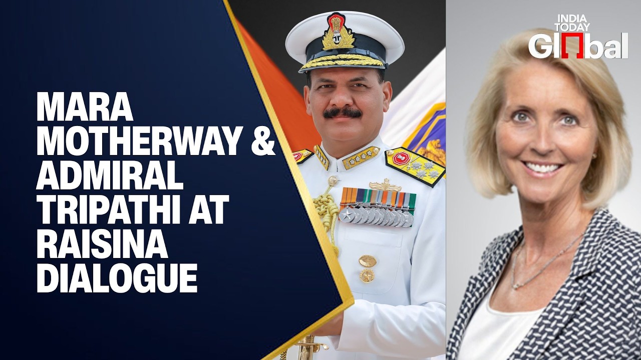 LIVE: Raisina Dialogue 2026 | Interaction with Mara Motherway & Admiral D.K. Tripathi