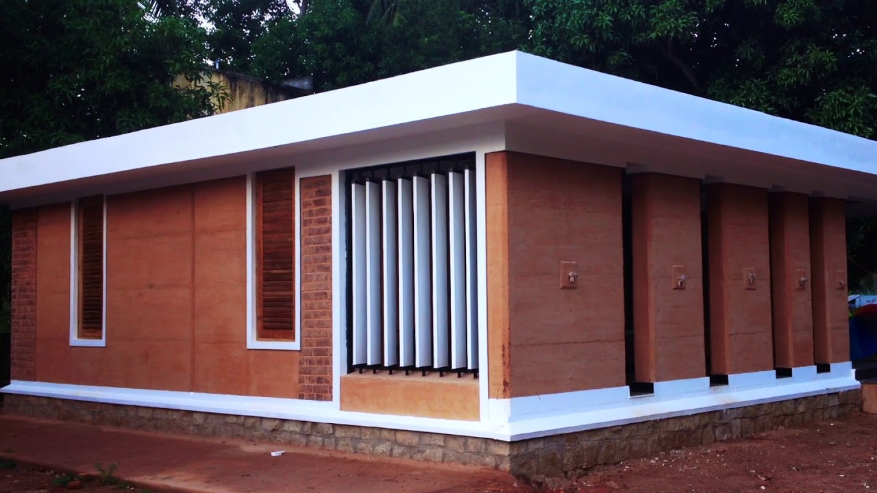 Farm Office with Rammed Earth Construction