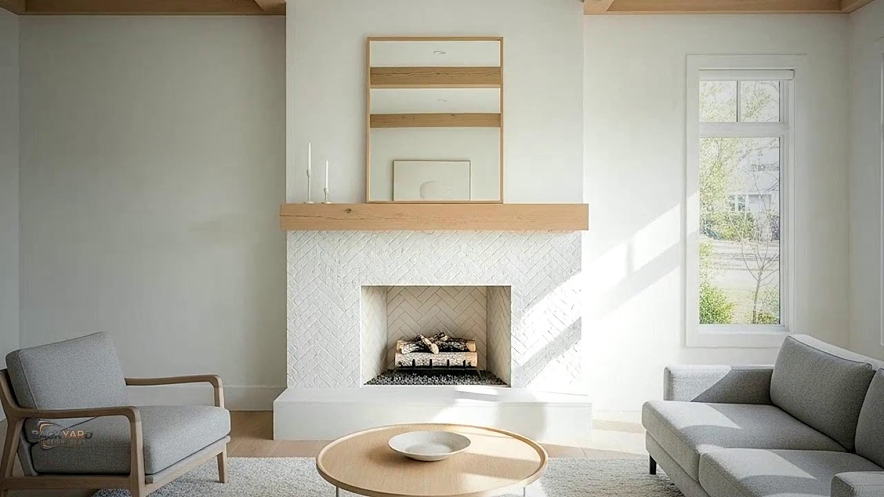 DIY Living Room Fireplace Makeover Live | Budget-Friendly Design