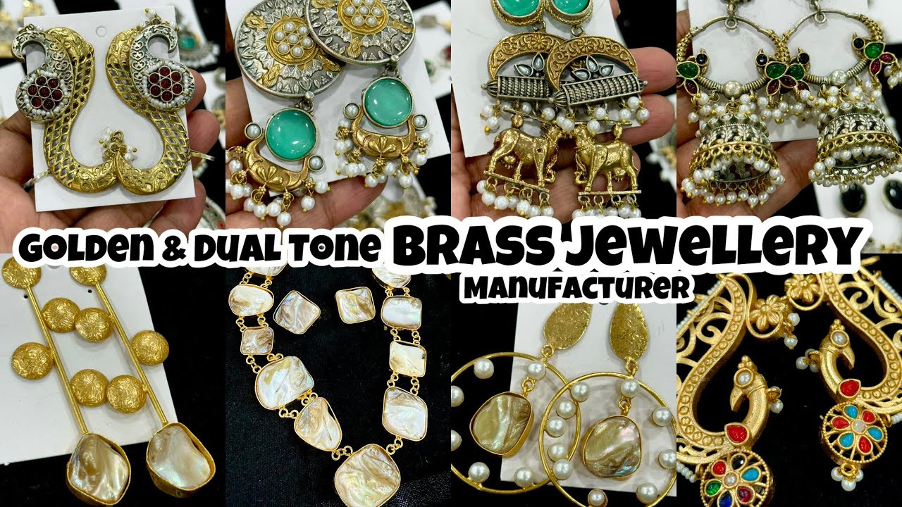 Jaipuri Jewellery: The Global Appeal of Natural Stone & Golden Brass Jewellery| Earrings Wholesale 