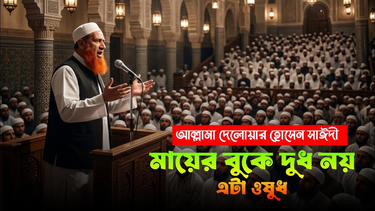 মায়ের দুধের অলৌকিক উপকারিতা | মায়ের গর্ভে শিশুকে কিভাবে রাখেন আল্লাহ | Delwar Hossain Sayeedi