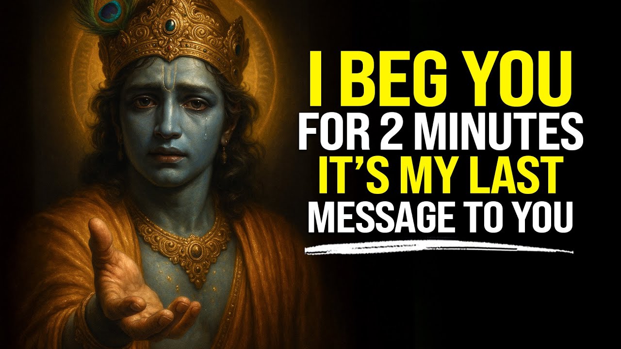 Krishna Says: THIS MIGHT BE THE LAST TIME YOU EVER... | Krishna's Message Now