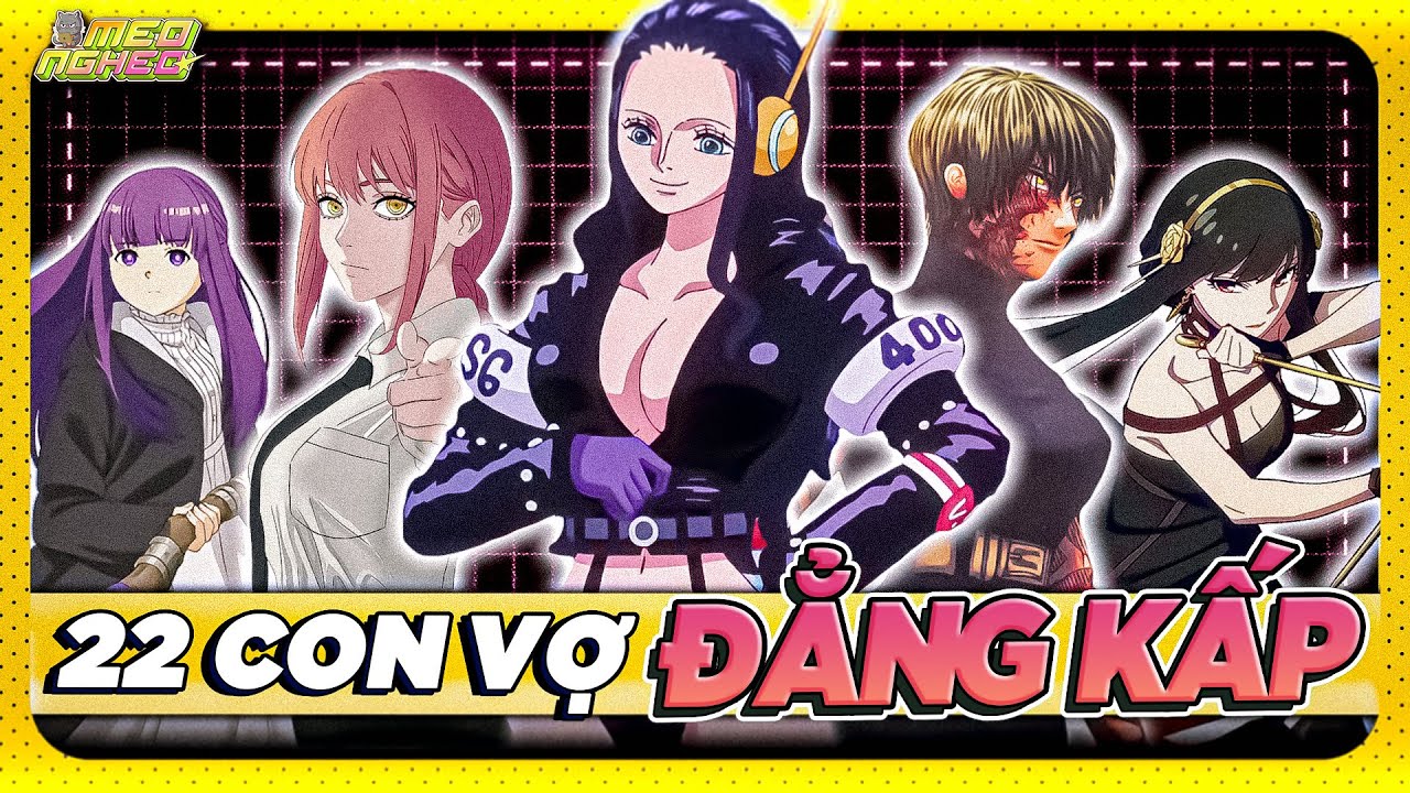 22 CON VỢ NỔI BẬT NHẤT ANIME/MANGA!