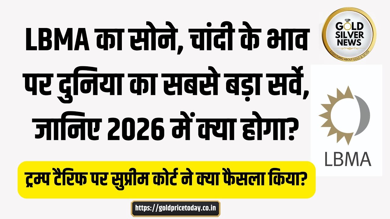 LBMA का सोने, चांदी, प्लेटिनम और पैलेडियम पर सबसे बड़ा सर्वे, LBMA Gold, Silver forecast 2026