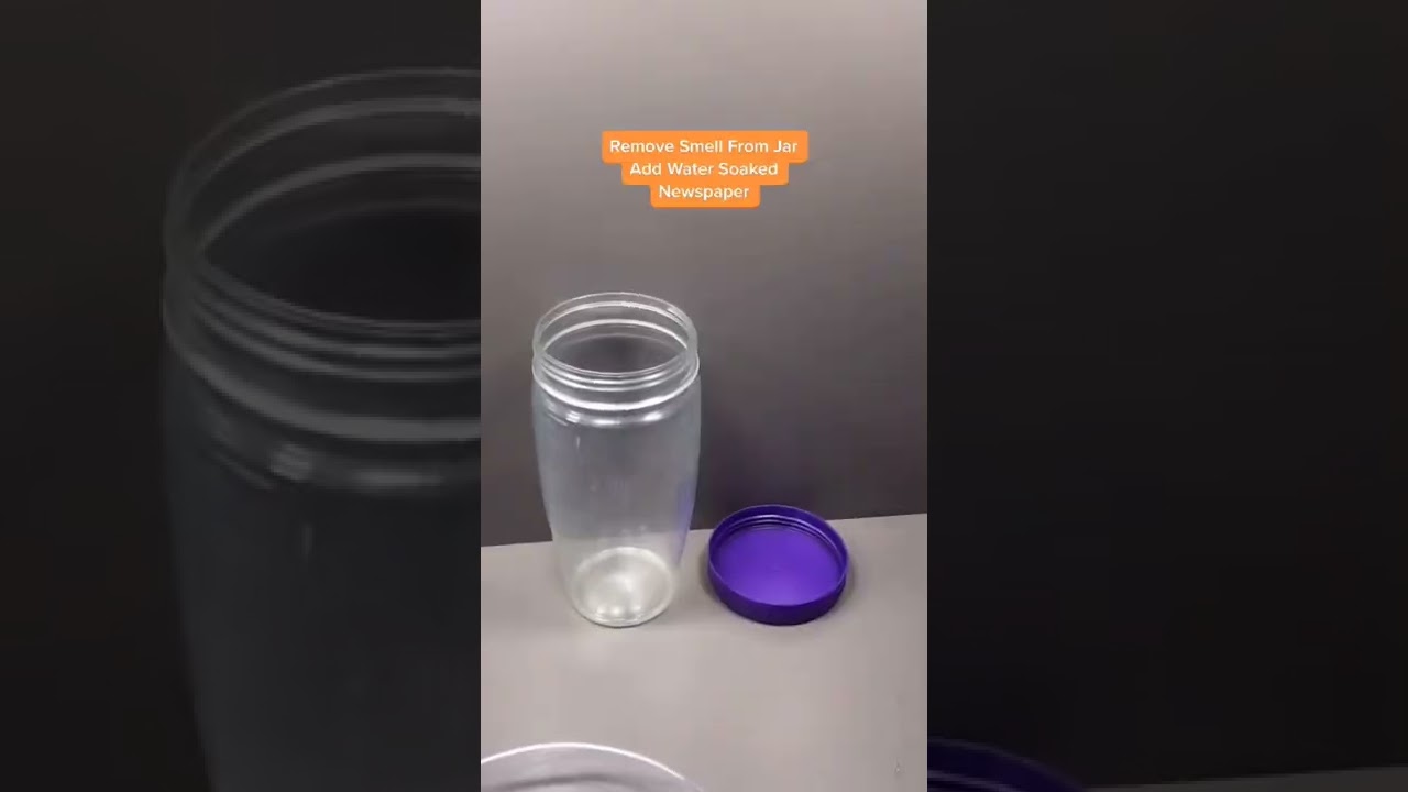 Remove smell from jar#home #foodtricks #kitchenhacks