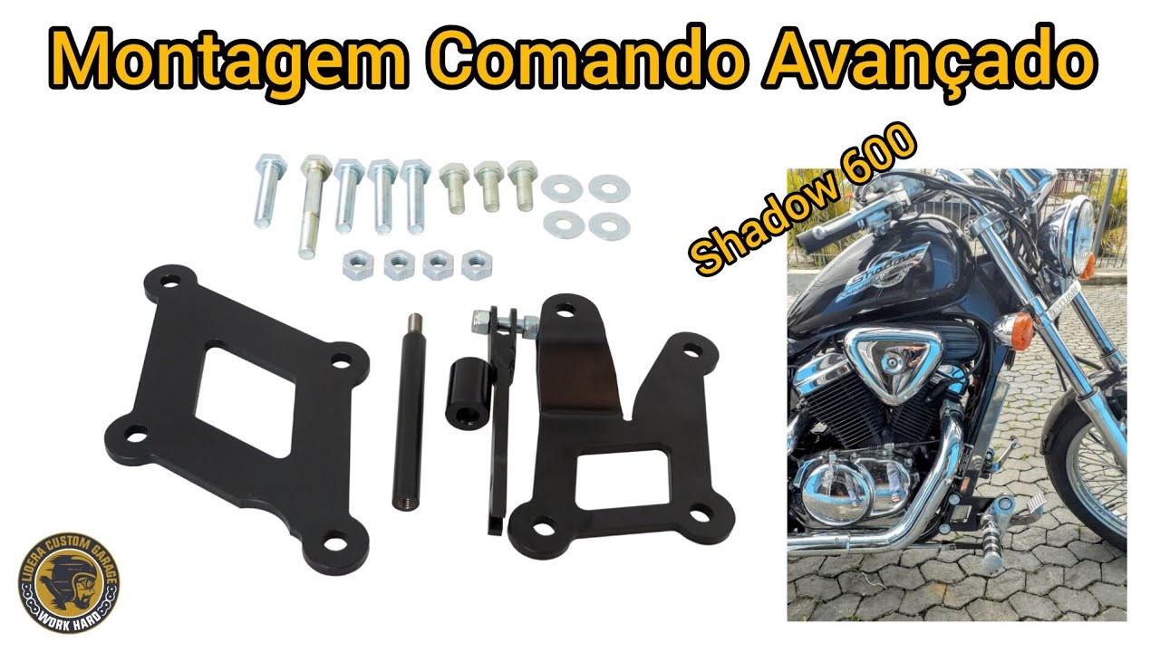 Instala&ccedil;&atilde;o comando avan&ccedil;ado shadow 600 Lidera Custom Garage