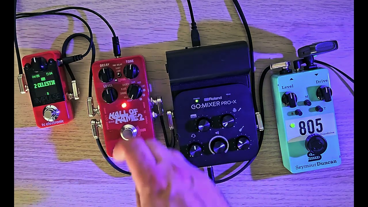 Affordable Guitar Pedalboard Setup &ndash; Seymour Duncan 805, TC Electronic HOF2 & Impulse IR Loader
