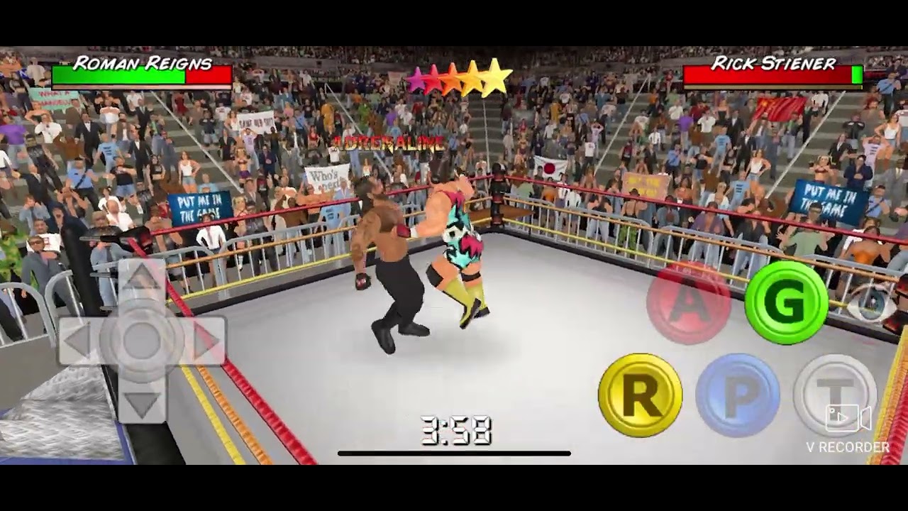 D.I.W Monday Night Raw: Roman Reigns vs Rick Steiner 1v1