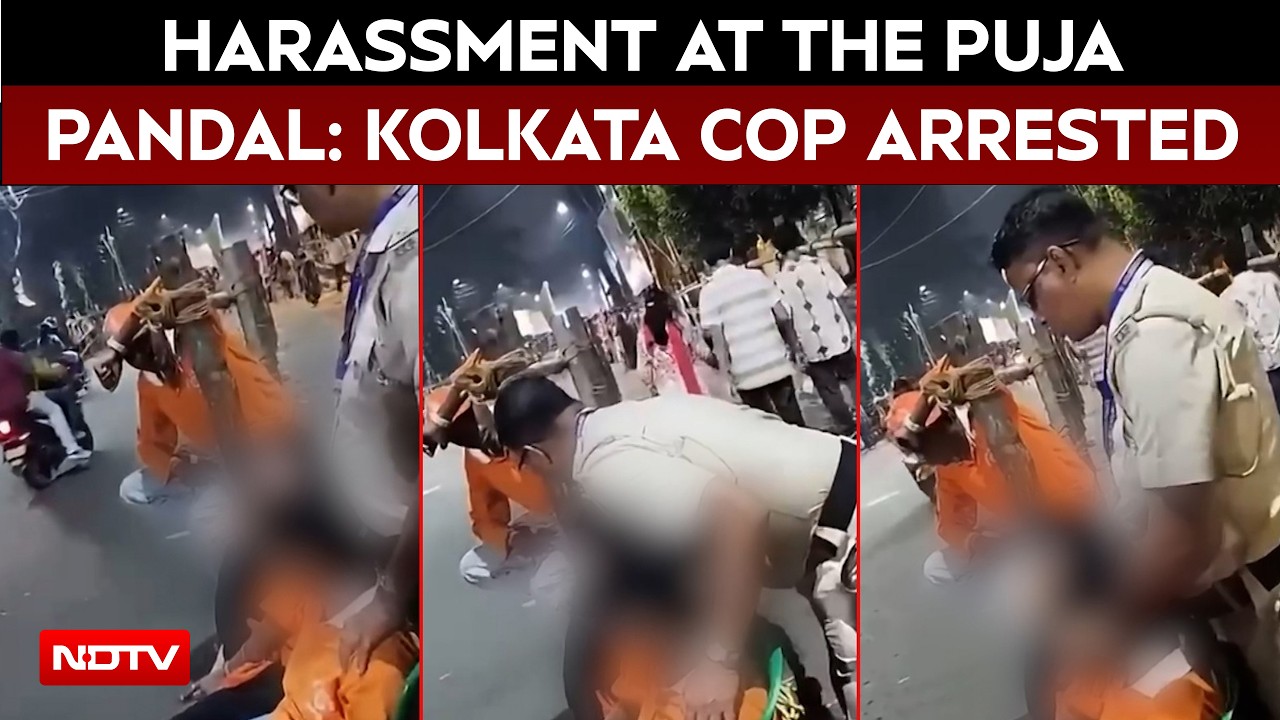 Harassment At The Puja Pandal: Kolkata Cop Arrested After Video Surfaces