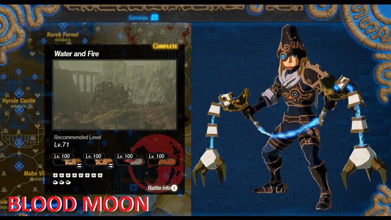 Hyrule Warriors  Age Of Calamity - Water And Fire (Blood Moon)