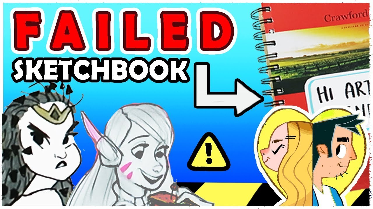 I TRIED OKAY!! ADAM SHARES HIS SKETCHBOOK ..