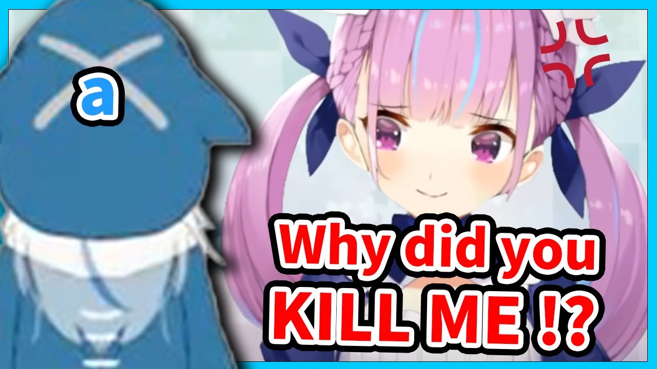 Gura accidentally Kills Aqua-senpai during Collab Stream!【Gawr Gura / Watson Amelia / HololiveEN】