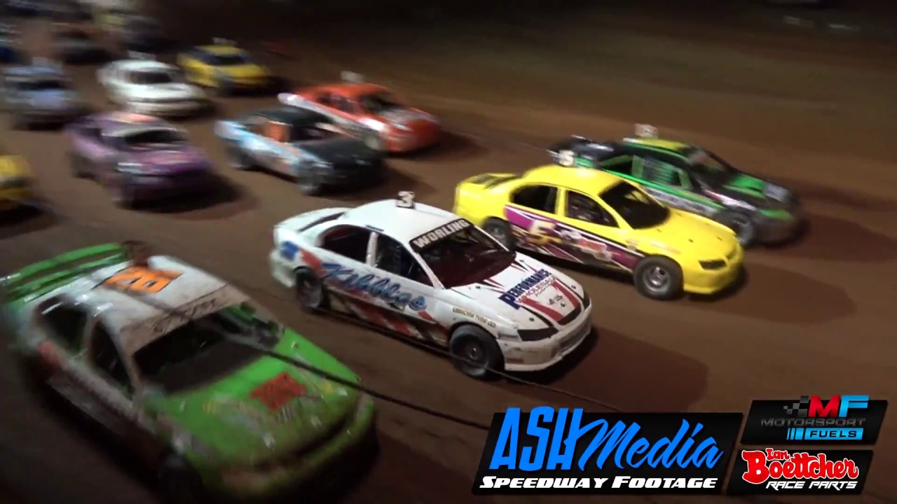 Modified Sedans: A-Main - Queensland Title - Maryborough Speedway - 06.05.2018