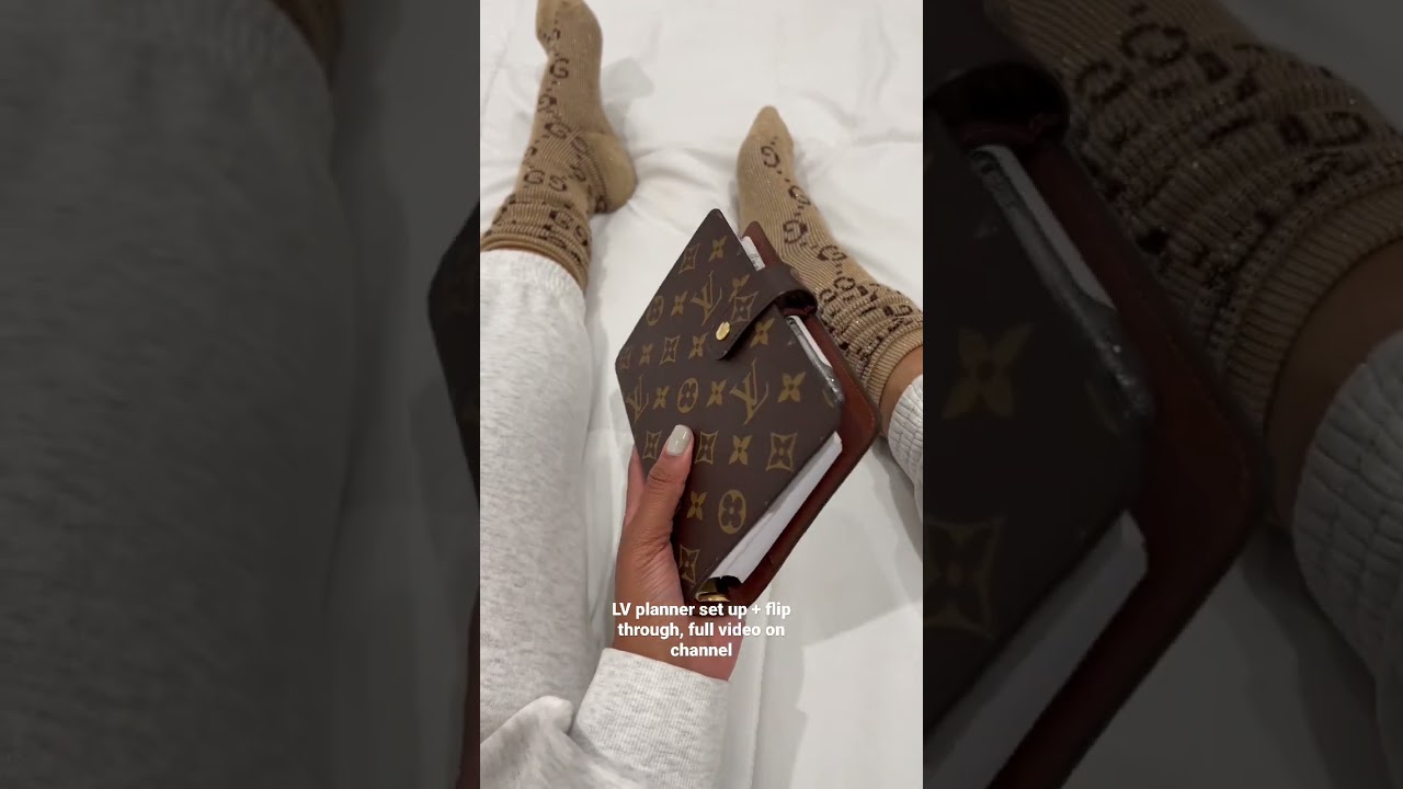 LV #planner set up + flip through, full video on channel