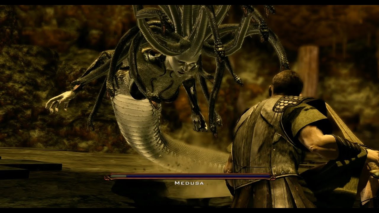 Clash of the Titans - All Bosses with Cutscenes and Ending