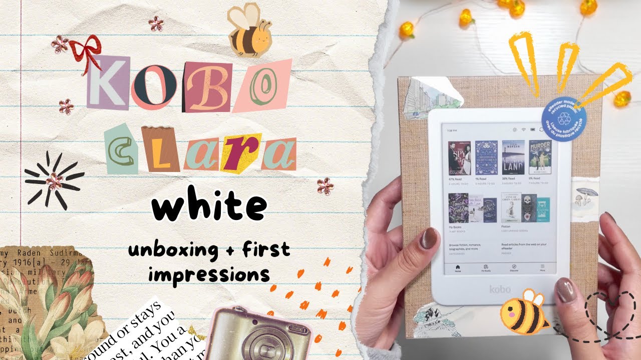 Kobo Clara Colour White Unboxing