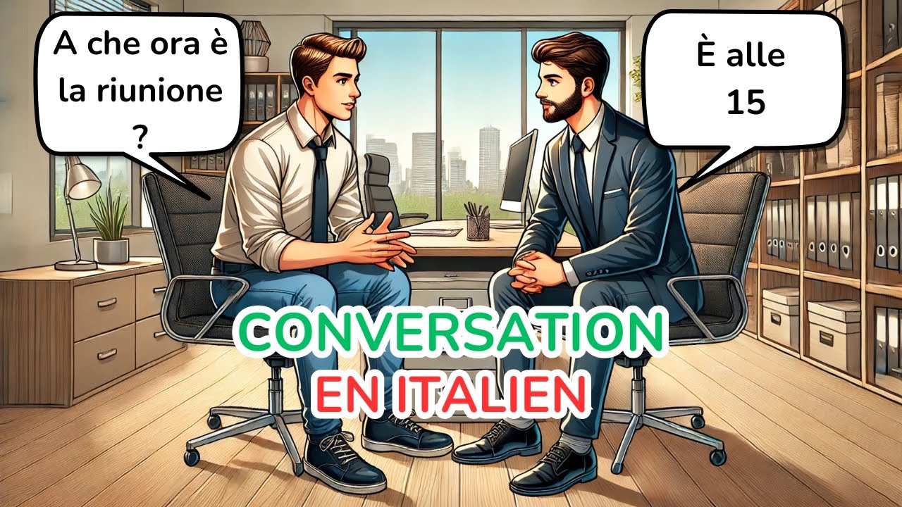 Italien du quotidien : écoutez cette conversation entre deux collègues ! 🎧Italien pour débutant