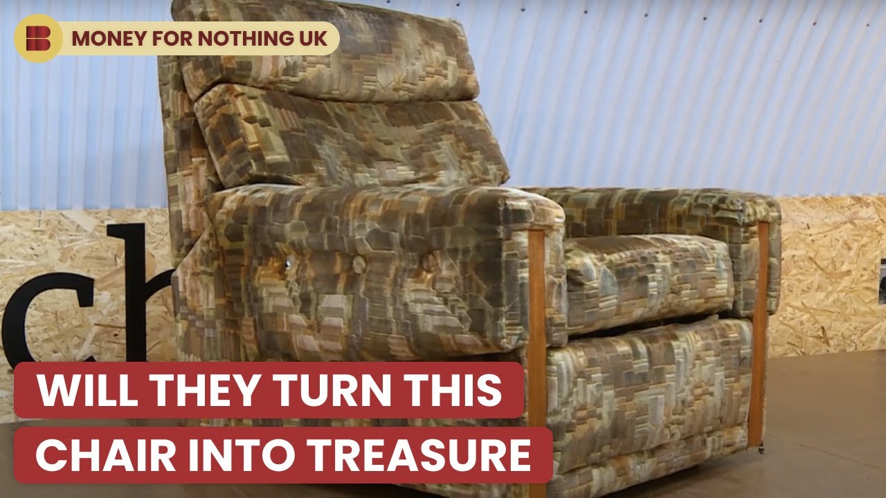 Jay Blades Finds G Plan Recliner at Recycling Tip | Money For Nothing UK