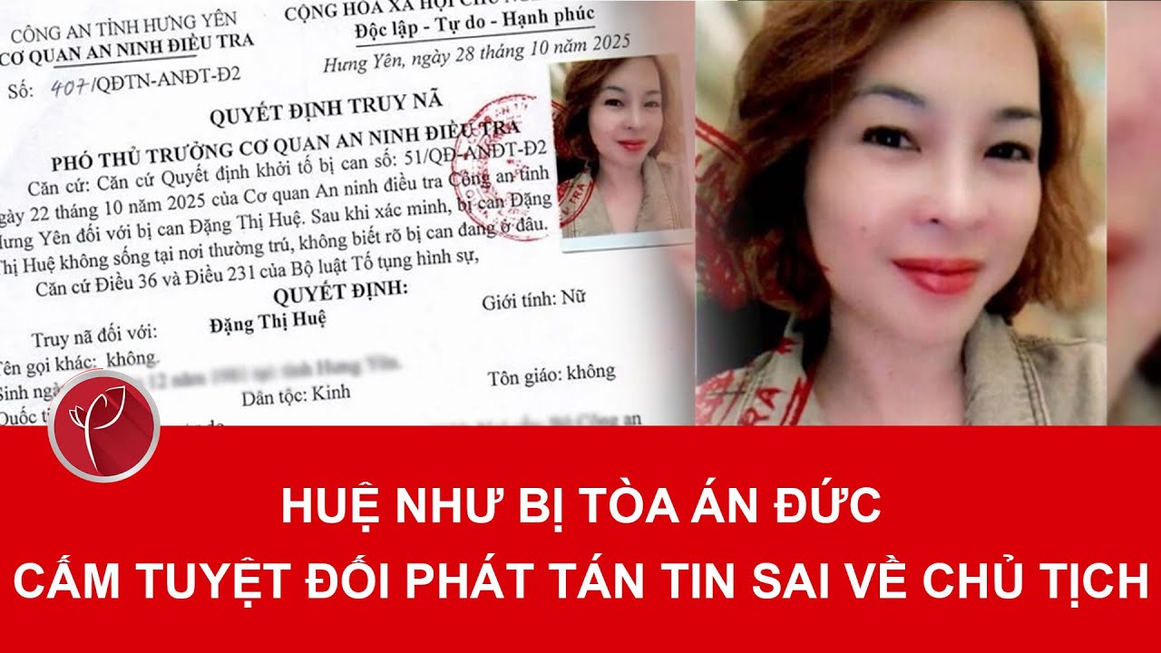 Huệ Như bị Tòa án Đức cấm tuyệt đối phát tán hình ảnh bôi nhọ Chủ tịch Vingroup