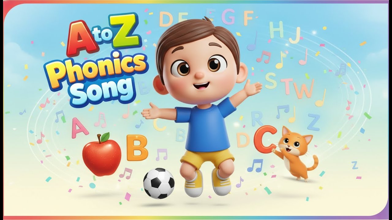 A to Z Phonics Song | ABC Alphabet Song for Kids | Learn Letter Sounds | Madeeha Magic TV
