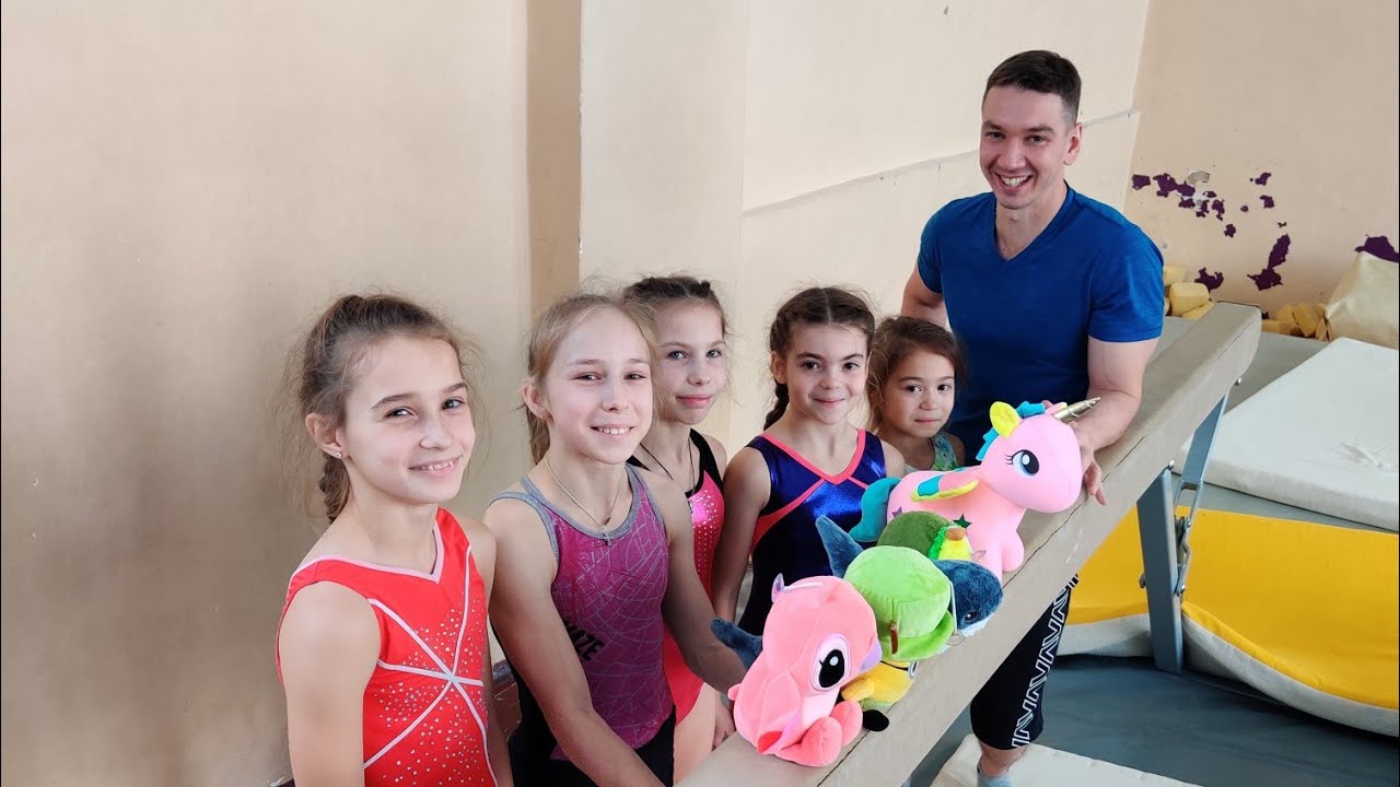 Заруба гимнасток по элементам на бревне