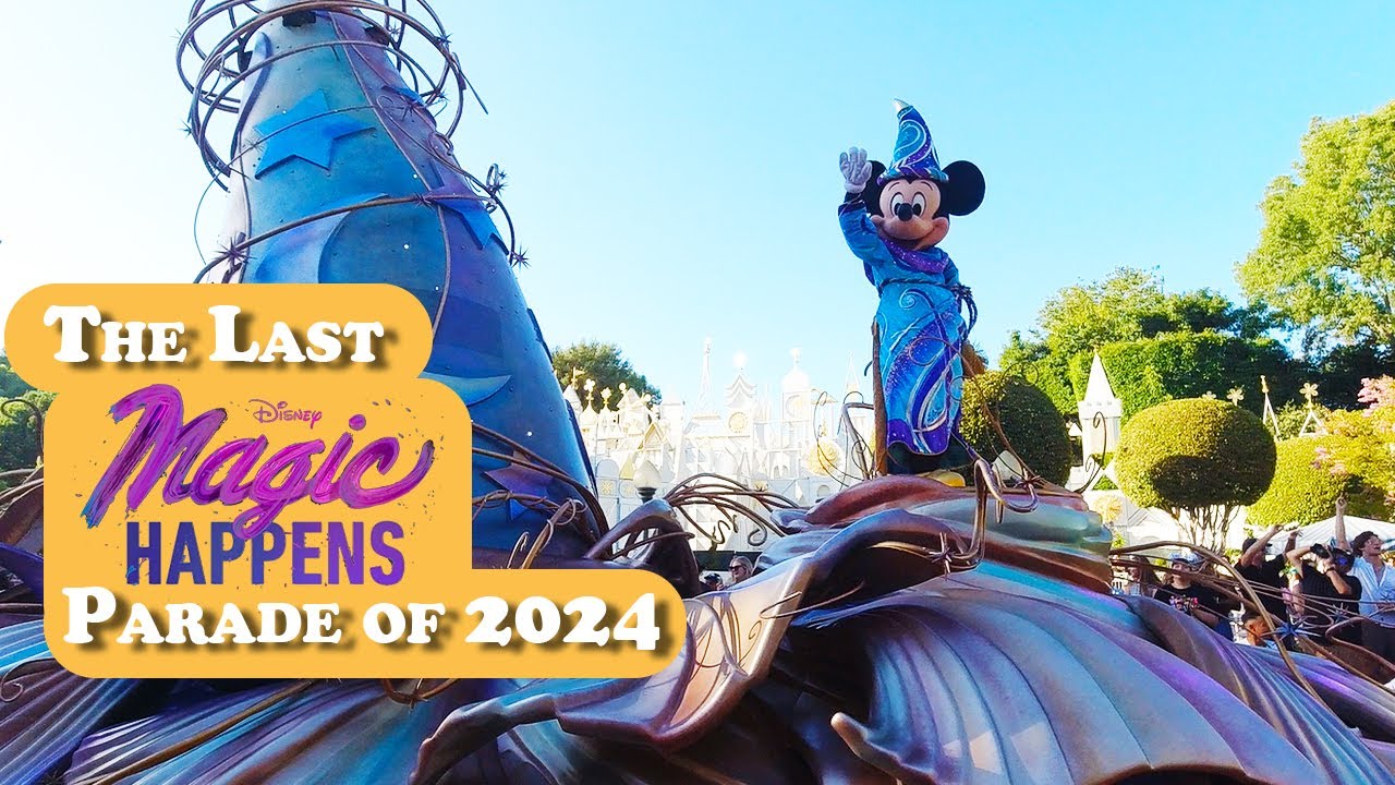 ✨ The Final Magic Happens Parade 5pm | A Spectacular Farewell at Disneyland! ✨ Lots of Wooos!