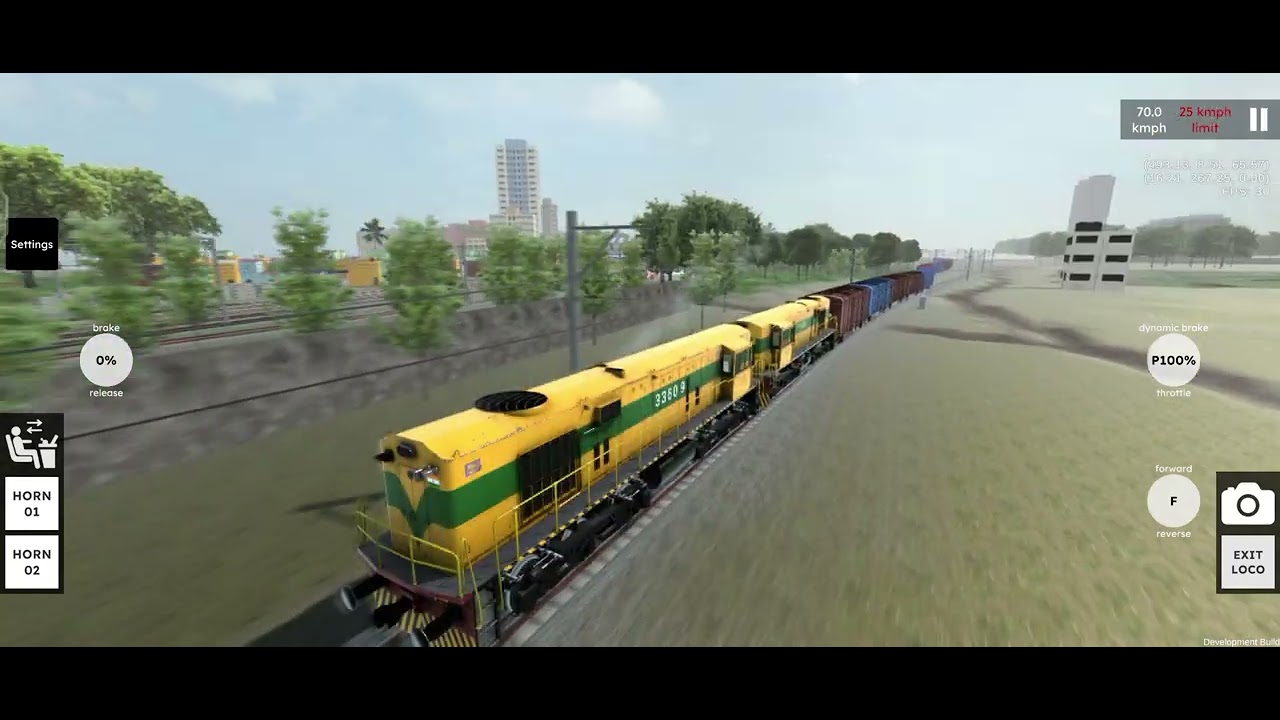 RG TRAIN DEMO WDS-6 engine and gameplay #yutubeshorts #games #gaming 