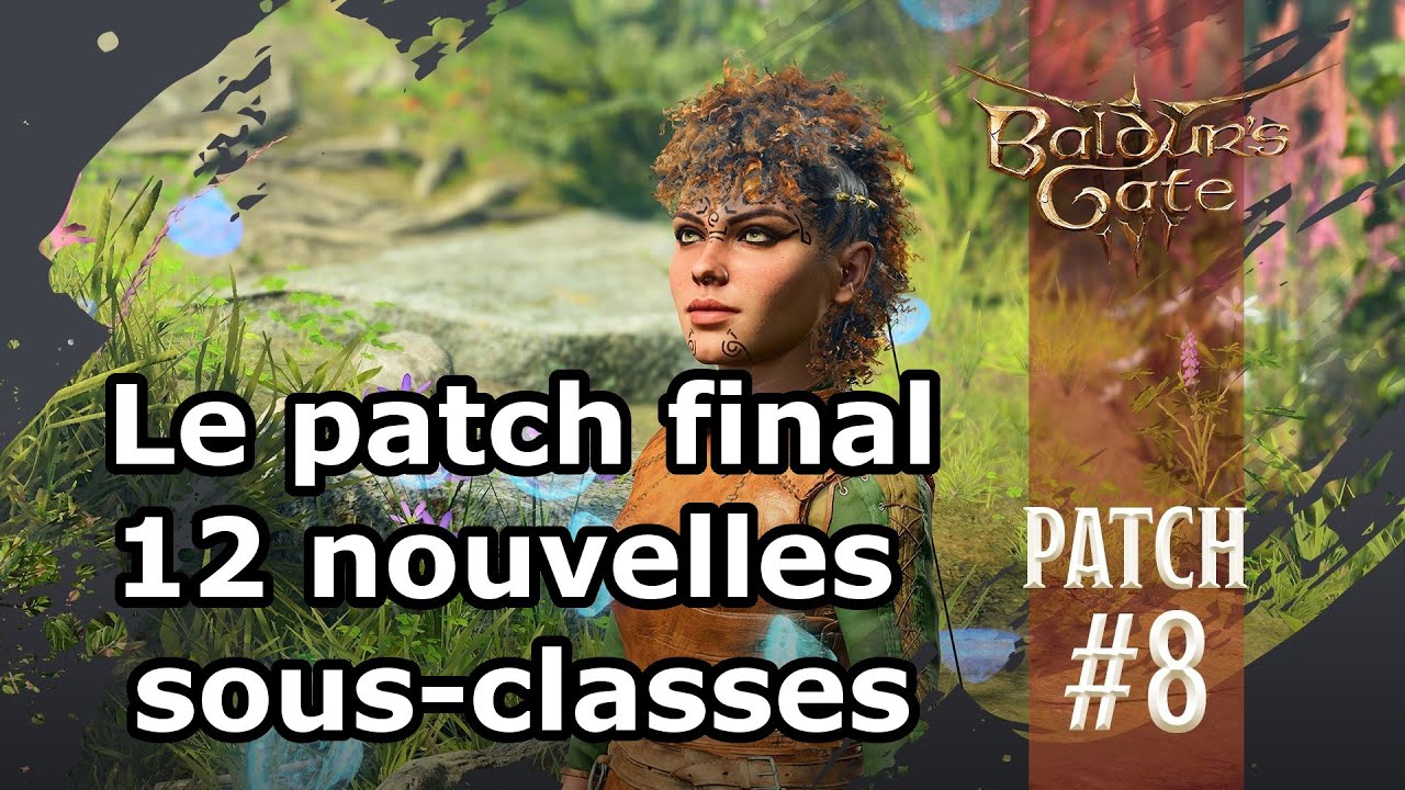 Nouveau patch, nouvelles classes : Baldur's Gate 3