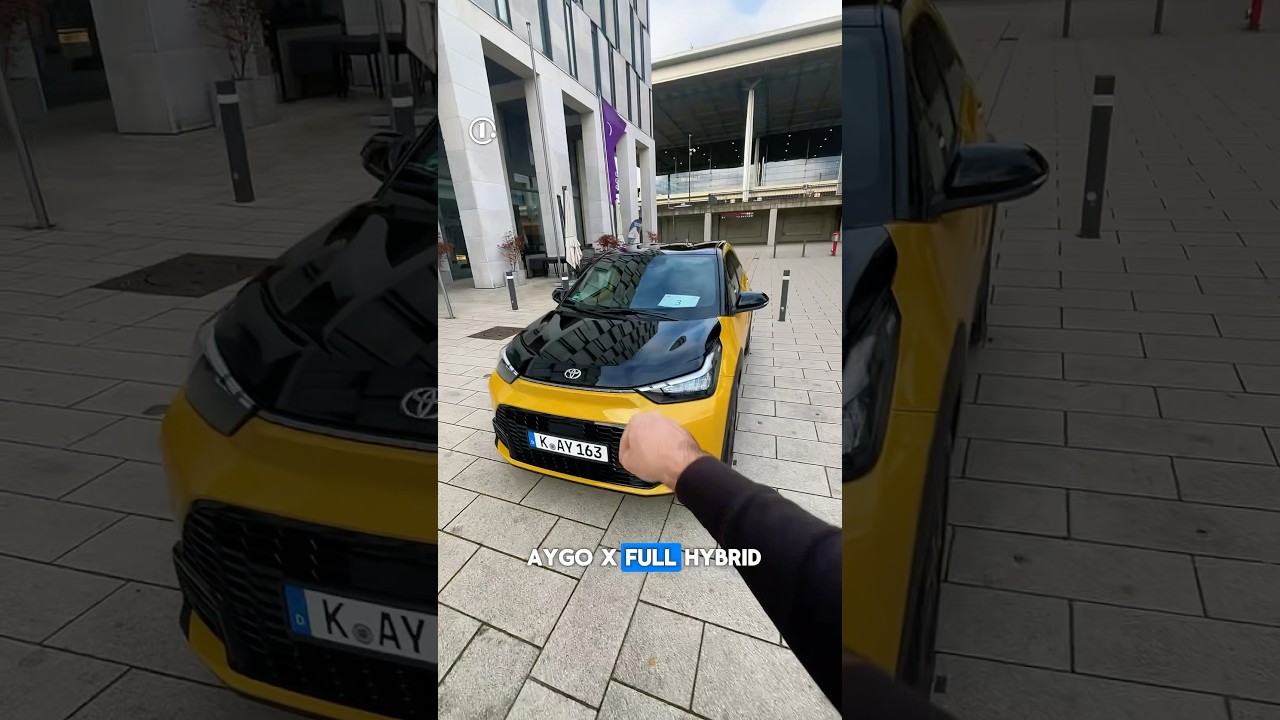 Fa pi&ugrave; di 30 KM AL LITRO 😱 Toyota Aygo X IBRIDA (2025) #toyota #automobile