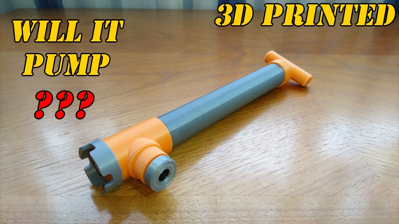 3D Printed Hand Air Pump