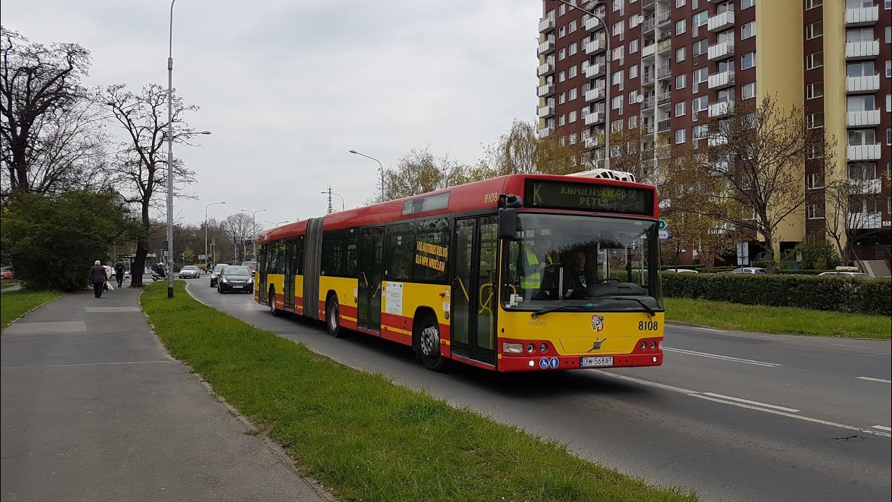 [🇵🇱PL] MPK Wrocław - [*] Volvo 7000A #8108 [*] - [🚍K➡️KAMIEŃSKIEGO (PĘTLA)] ⚠️Objazd⚠️