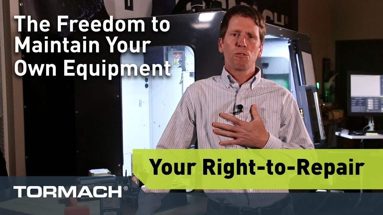 Tormach Has Always Embraced the Right-To-Repair Your Own Equipment