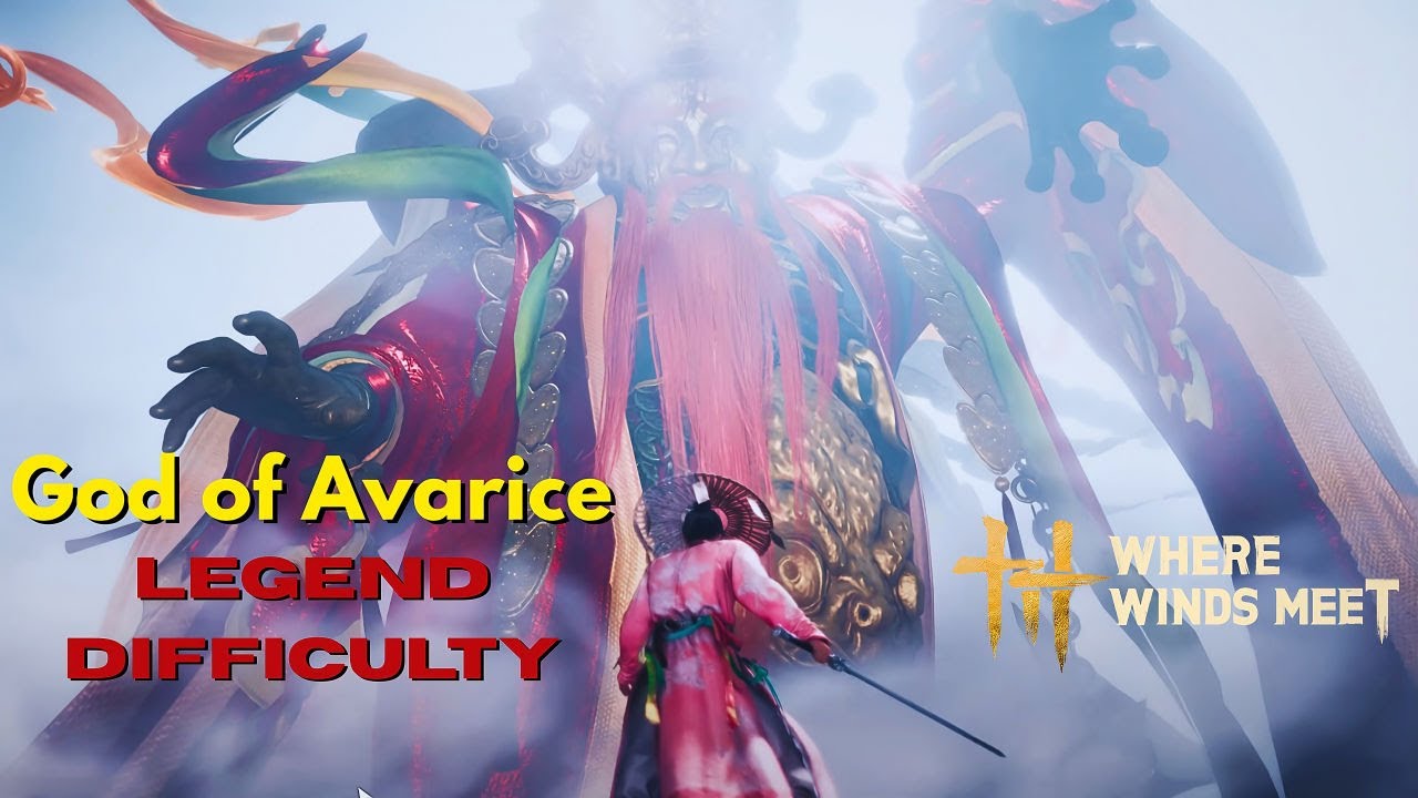 God of Avarice Final Boss (Legend Difficulty) – w/ Controller Sounds | Where Winds Meet