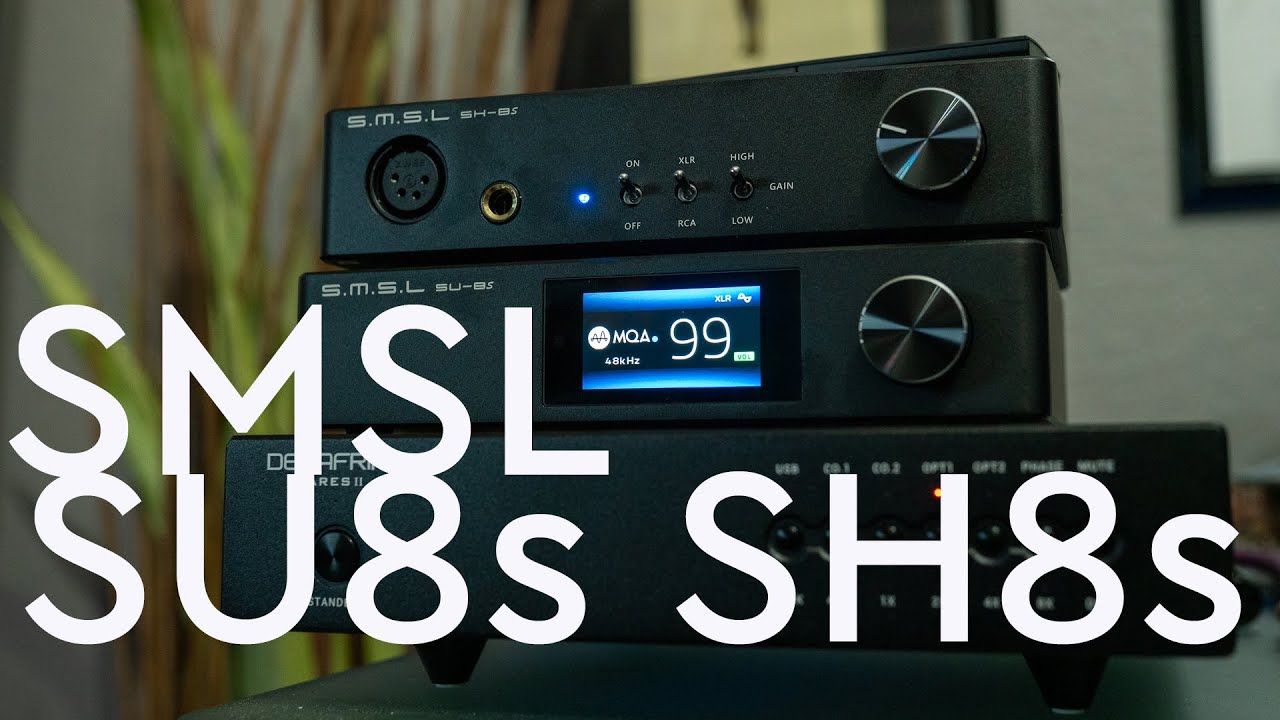 SMSL SU8s and SH8s DAC and Headphone Amp Review - Giant Killer?