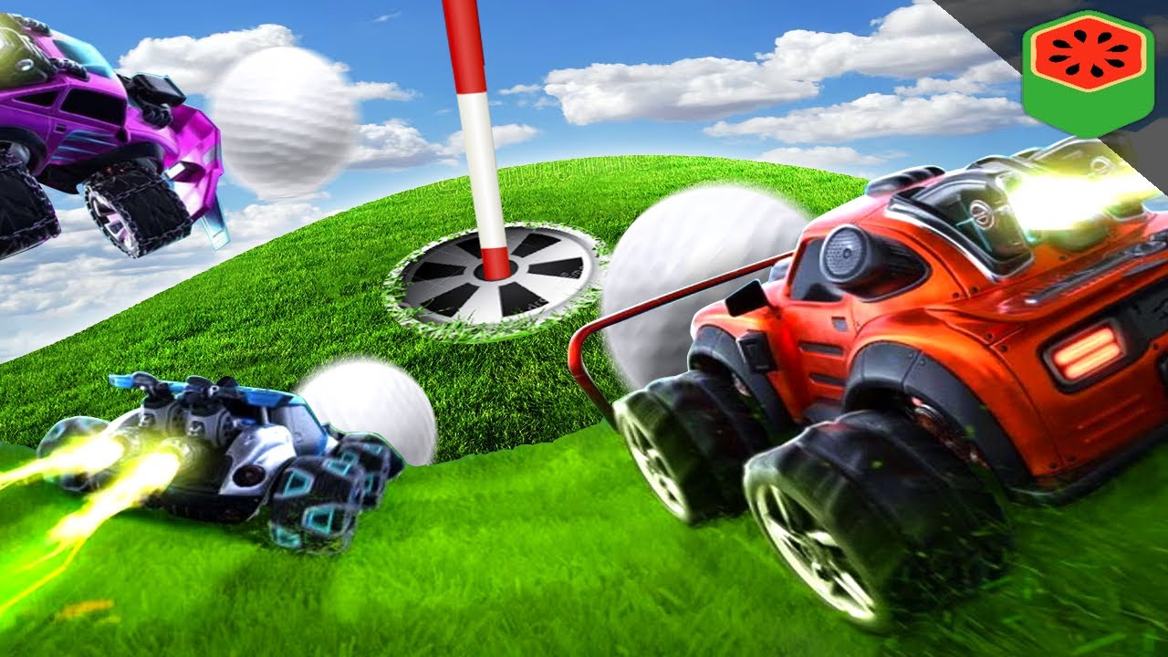 Golf It + Mario Kart + Rocket League = Turbo Golf Racing