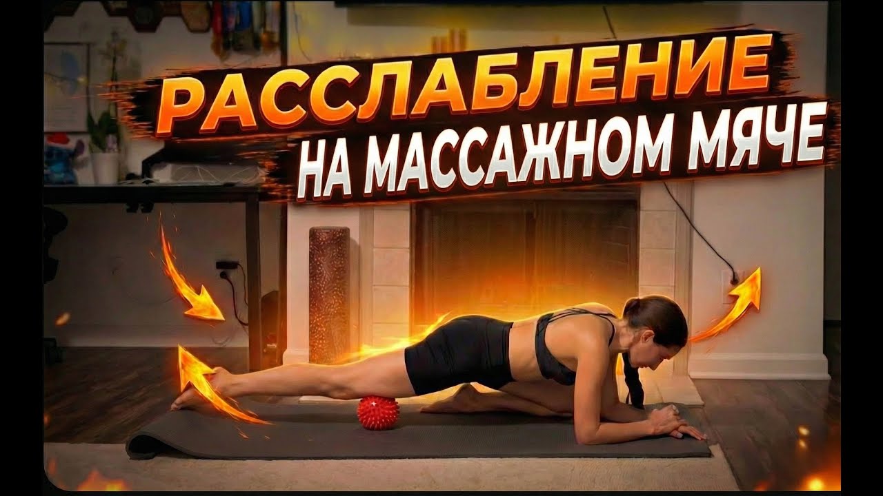 Глубокое расслабление мышц ног после бега | МФР МАССАЖНЫЙ МЯЧ