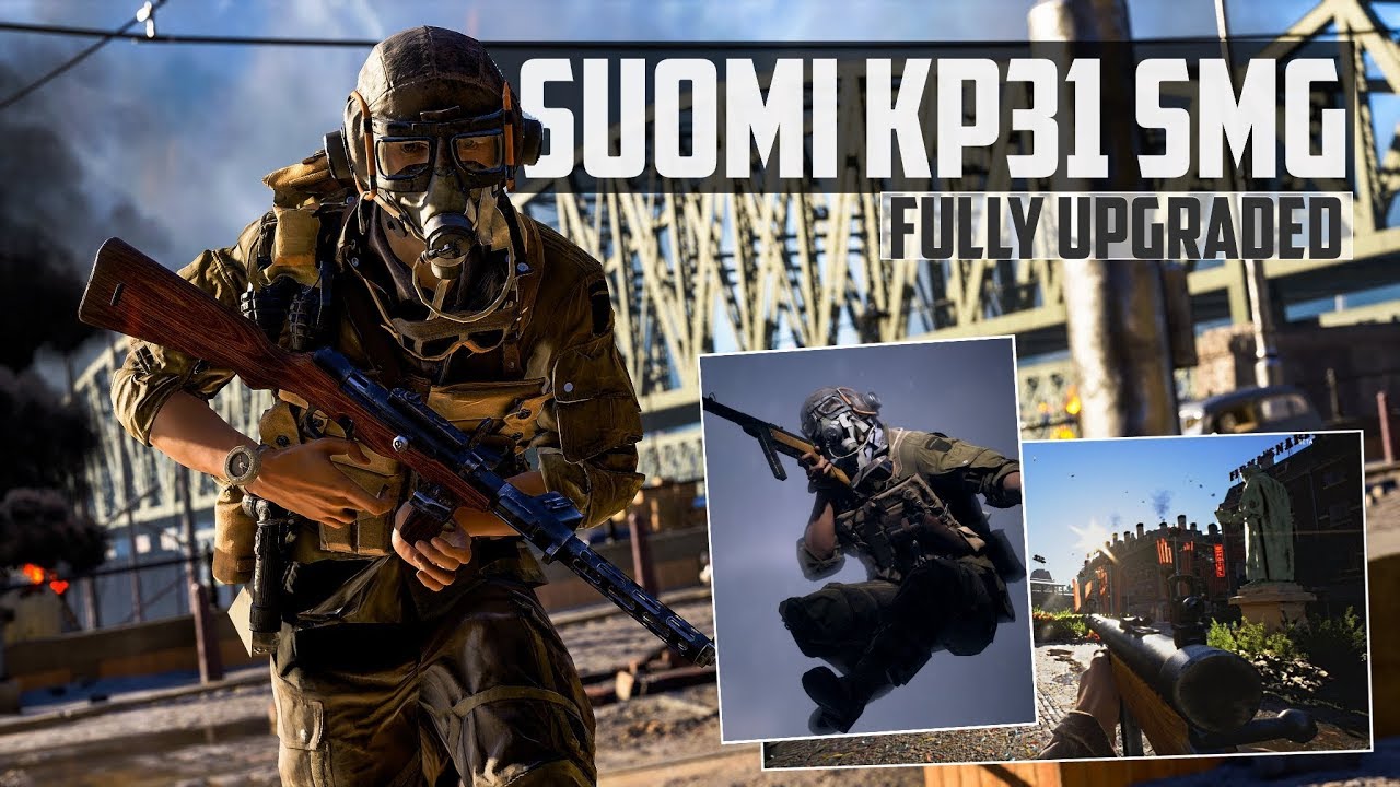 SUOMI KP31 SMG ALL UPGRADES | Battlefield 5 Weapon Customization