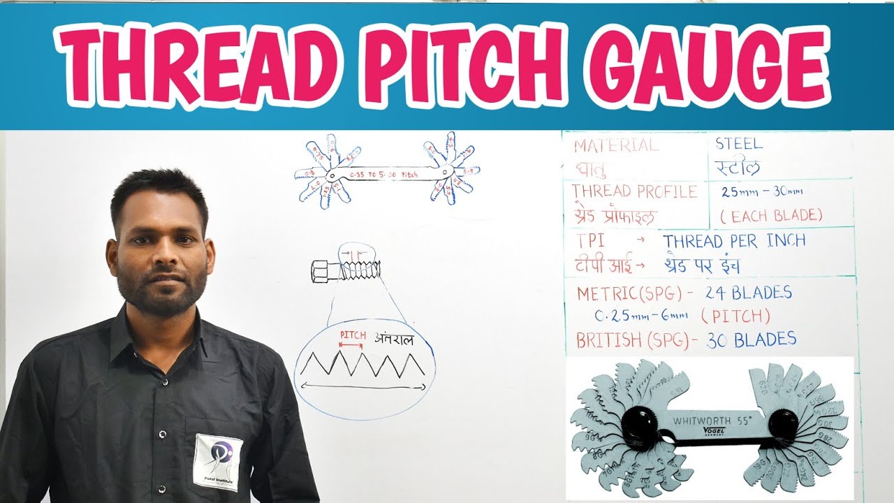 THREAD PITCH GAUGE/SCREW PITCH GAUGE