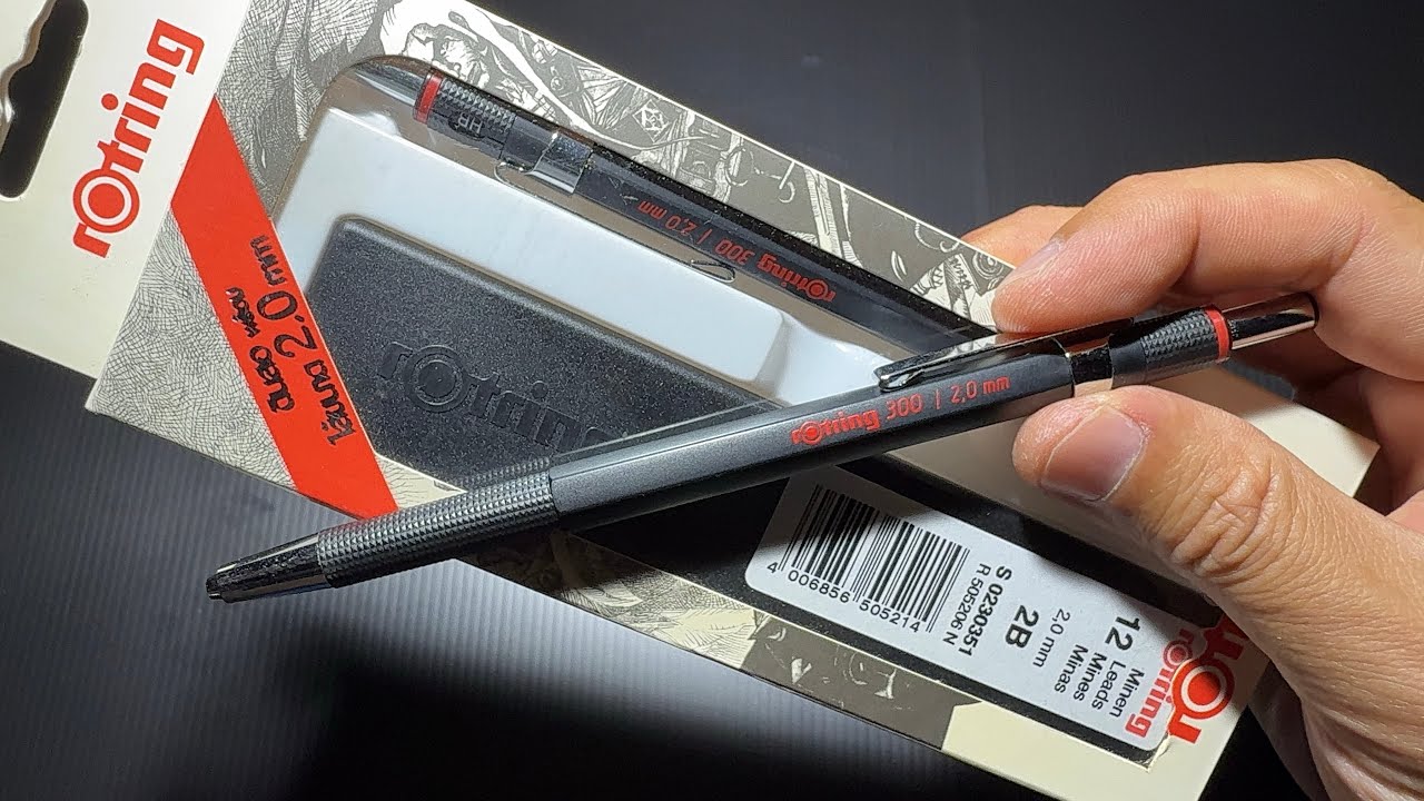 ROTRING 300 ดินสอกดคลัช ไส้ขนาด 2.0mm ใช้มาหลายปีเพิ่งจะมารีวิววู้ว