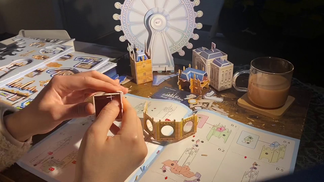 Building the 3D Puzzle London Skyline