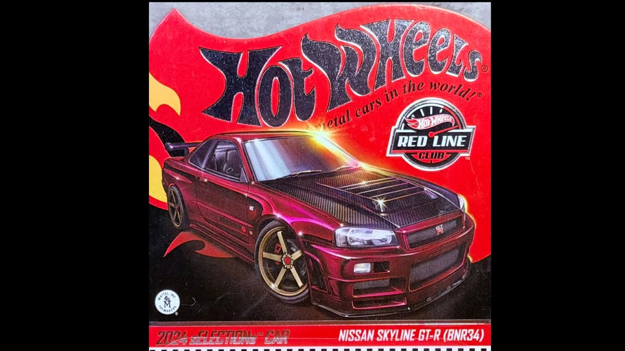 ミニカー 今日のお買い物🌕 HOTWHEELS2024 SELECTIONS CAR● NISSAN SKYLINE GT-R　（BNR34）　RLC日産スカイラインGTR