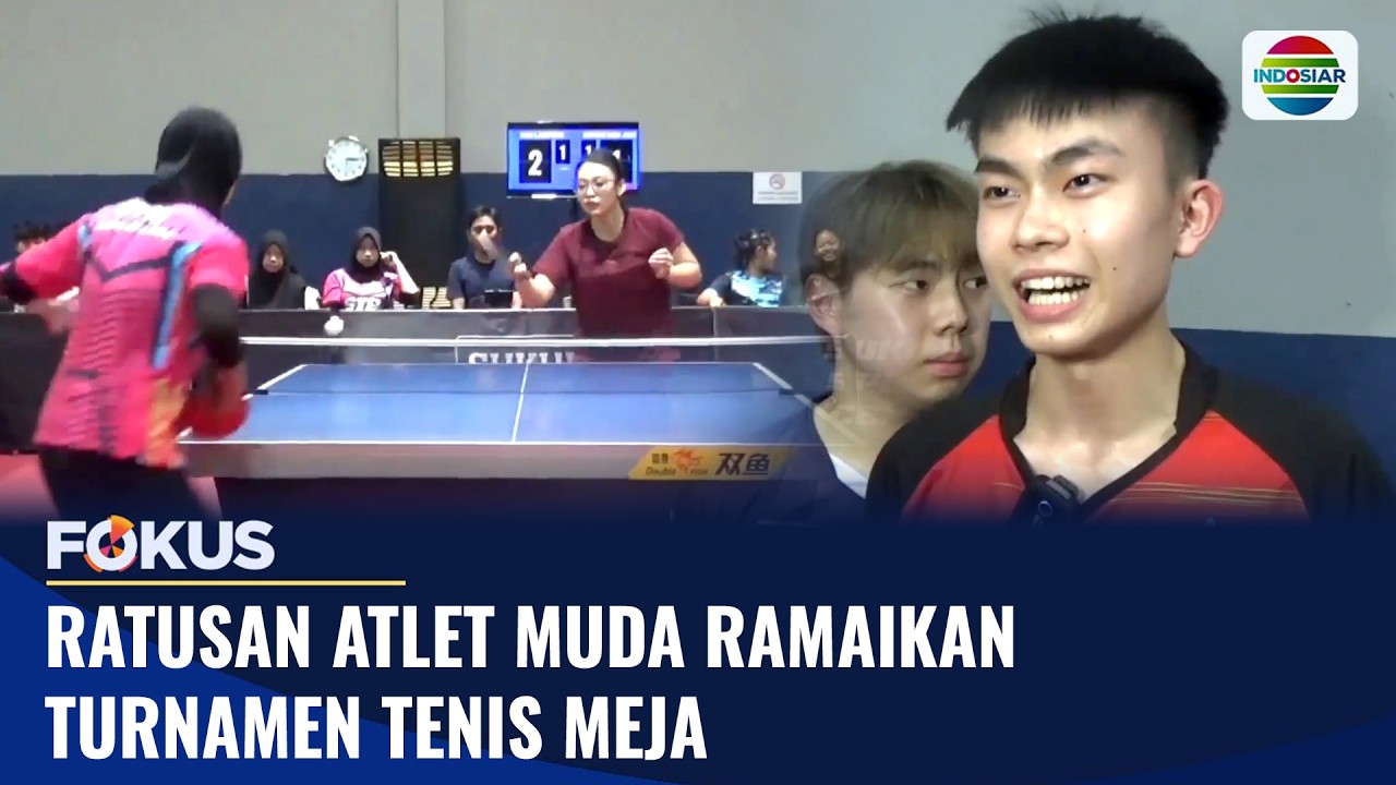 Ratusan Atlet Muda Ramaikan Turnamen Tenis Meja | Fokus