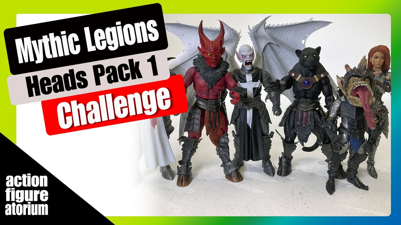 Unboxing |  Mythic Legions Heads Pack 1 Challenge | Legion of the Damn!