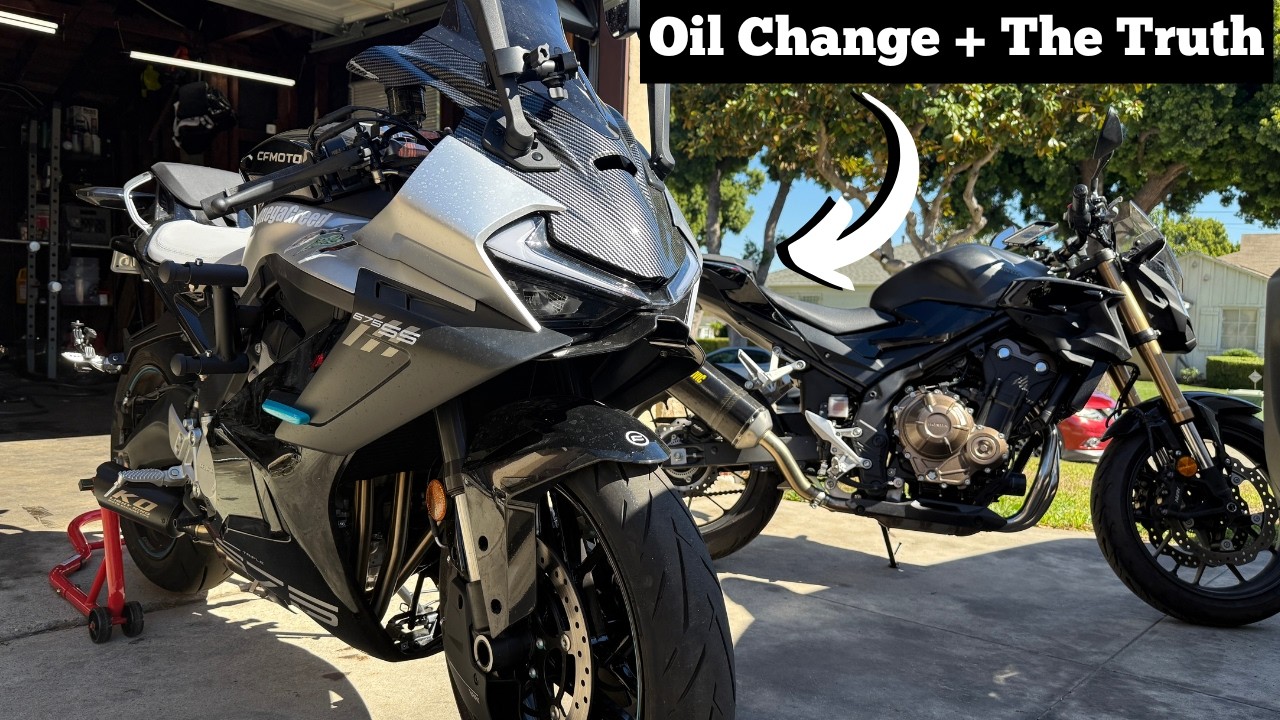 Замена масла CFMoto 675SS + обновление данных за 1000 миль (правда о том, как с этим жить)