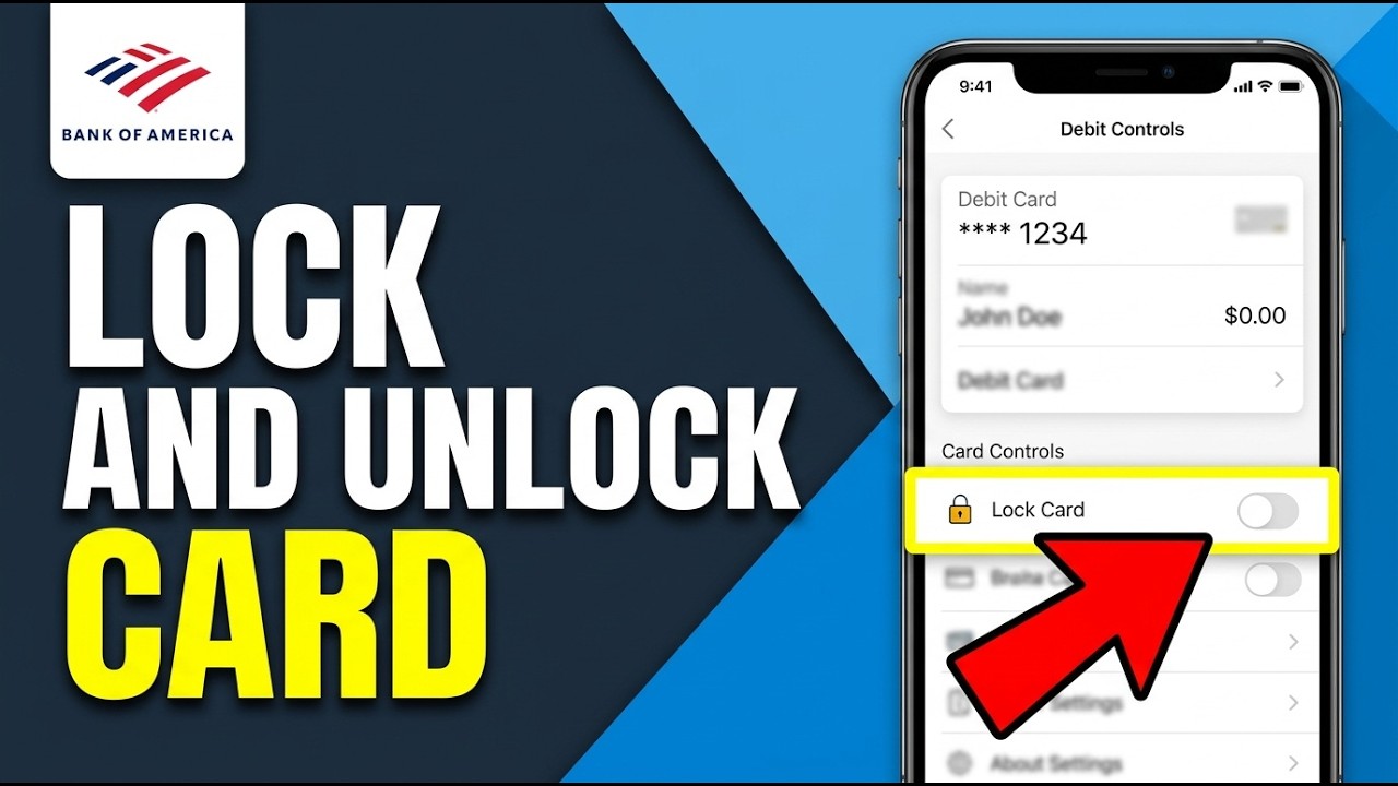 HOW TO LOCK AND UNLOCK BANK OF AMERICA DEBIT CARD 2026 (Step by Step)