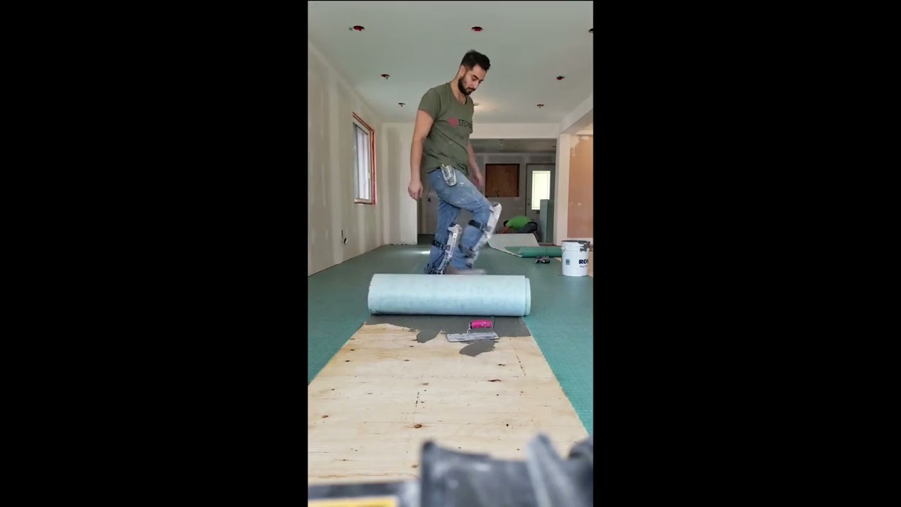 Mapei Mapeguard Um membrane installation