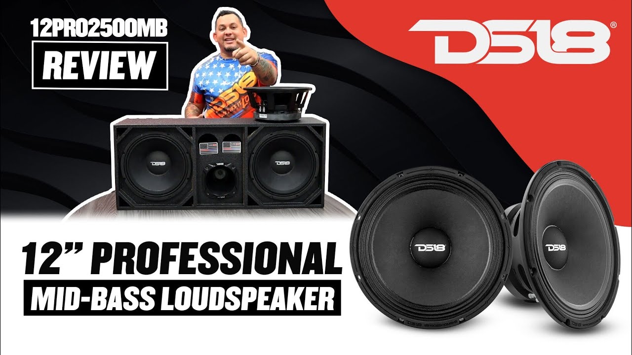 DS18 12PRO2500MB PRO 12-дюймовый средне-басовый громкоговоритель 1250 Вт RMS 8 Ом