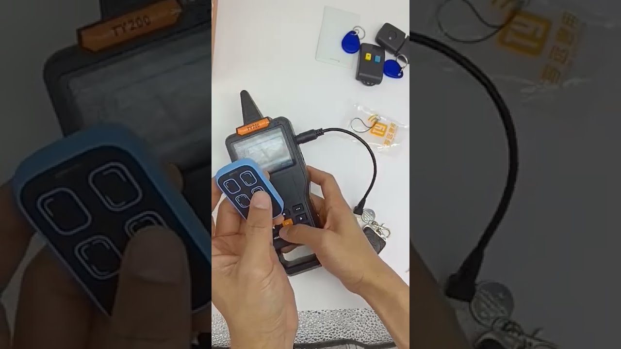 TY200 multi-function of locksmith tool make a copy&generate garage remote control manual&instruction