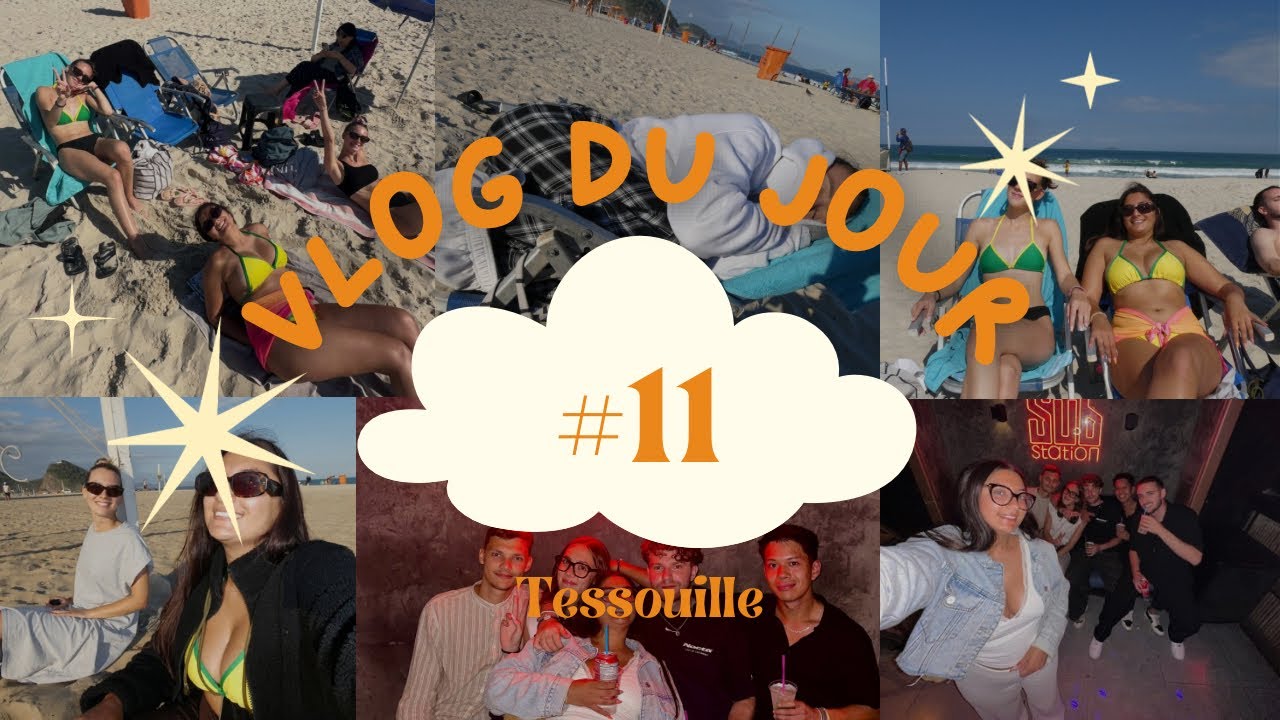 #VLOG Brésil - Journée plage et soirée latino à Rio ! 🌴💃🇧🇷